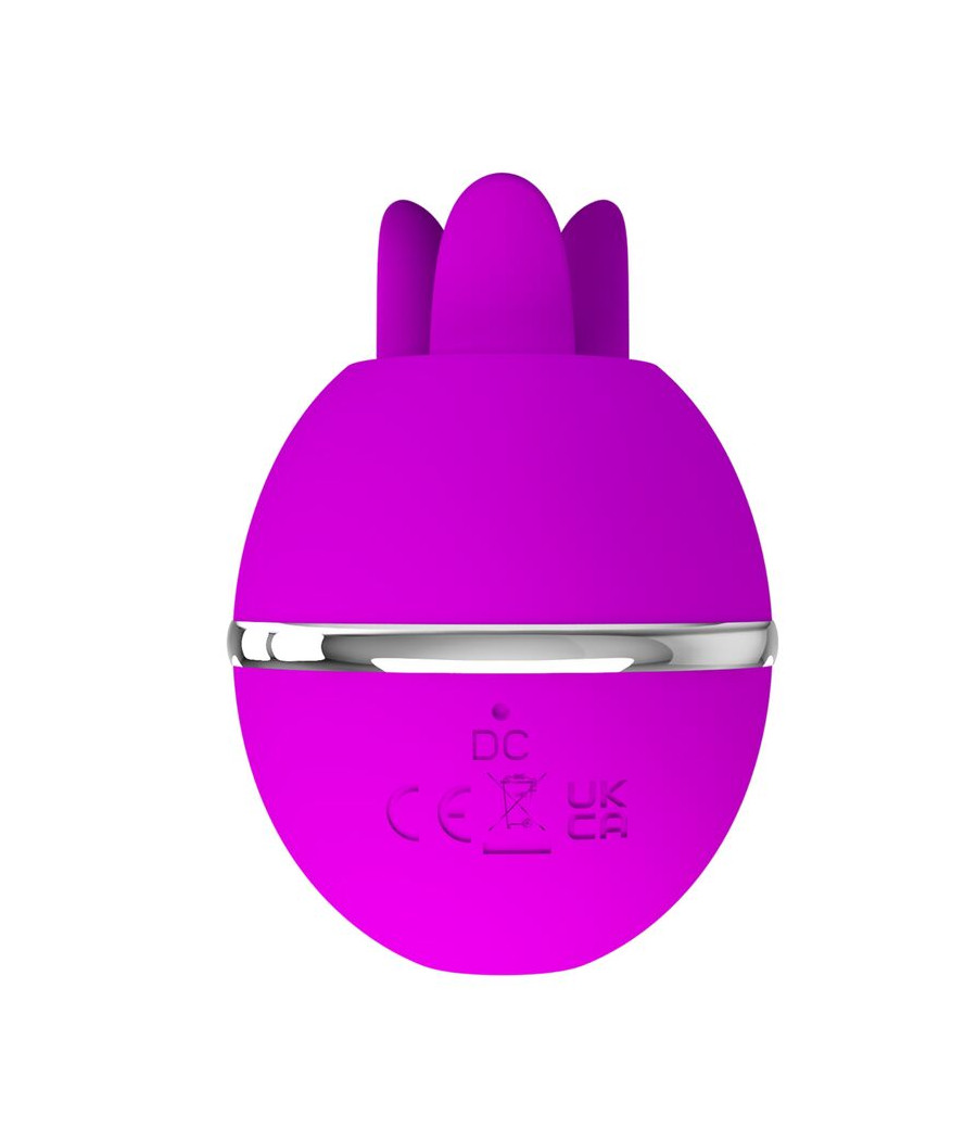 PRETTY LOVE - VIBRATEUR ROND EN SILICONE GEMINI BALL VIOLET