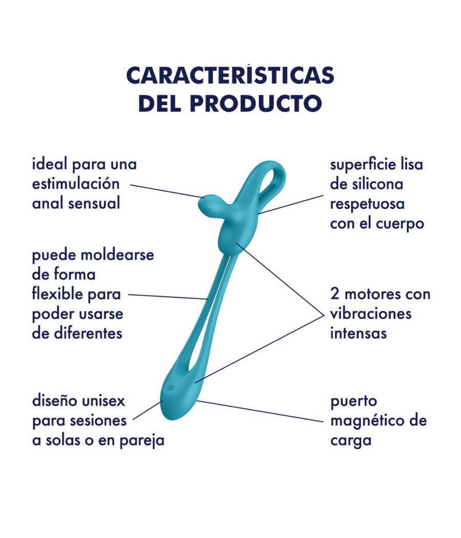 SATISFYER - PLUG & PLAY 1 MULTIVIBRATEUR FLEXIBLE