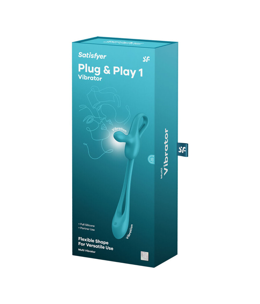 SATISFYER - PLUG & PLAY 1 FLEXIBLE MULTIVIBRATOR