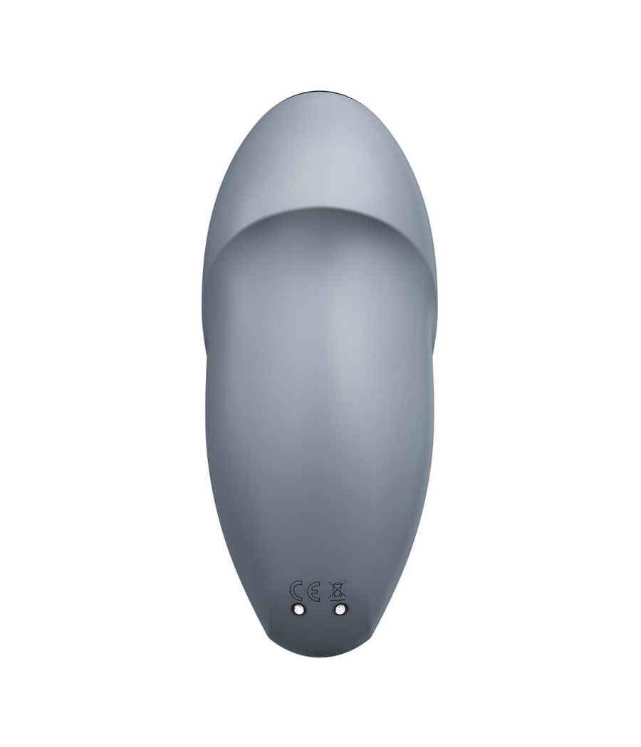 SATISFYER - TAP & CLIMAX 1 VIBRADOR LAY-ON GRIS