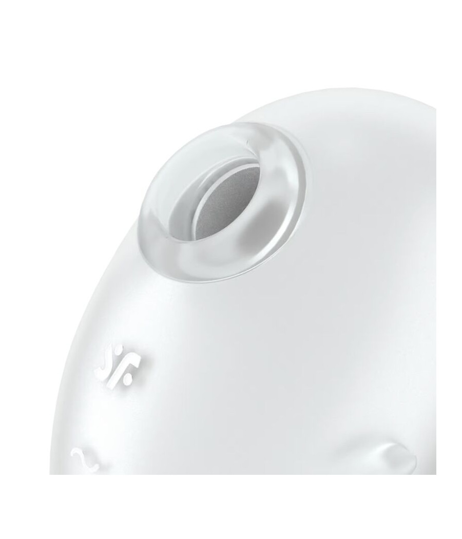 SATISFYER - CUTIE GHOST VIBRATEUR  POSER BLANC