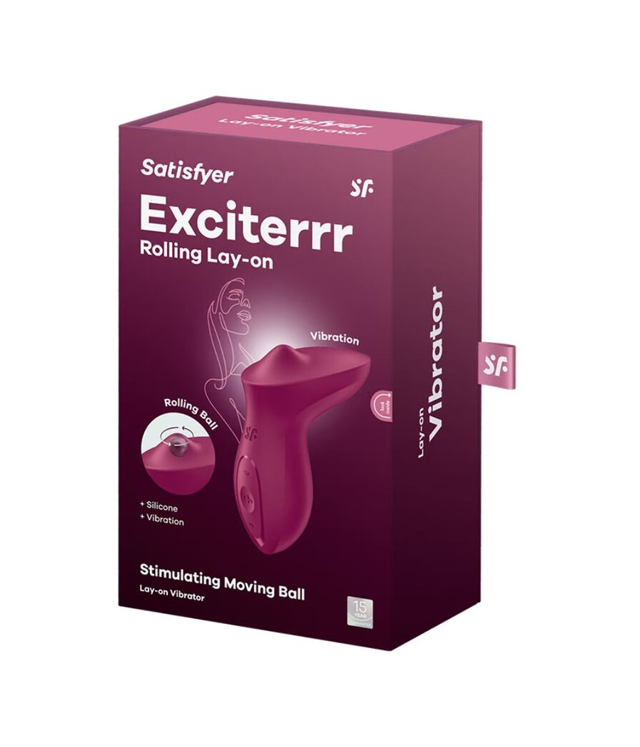 SATISFYER - VIBRADOR EXCITERRR LAY-ON CLITÓRIS FÚCSIA