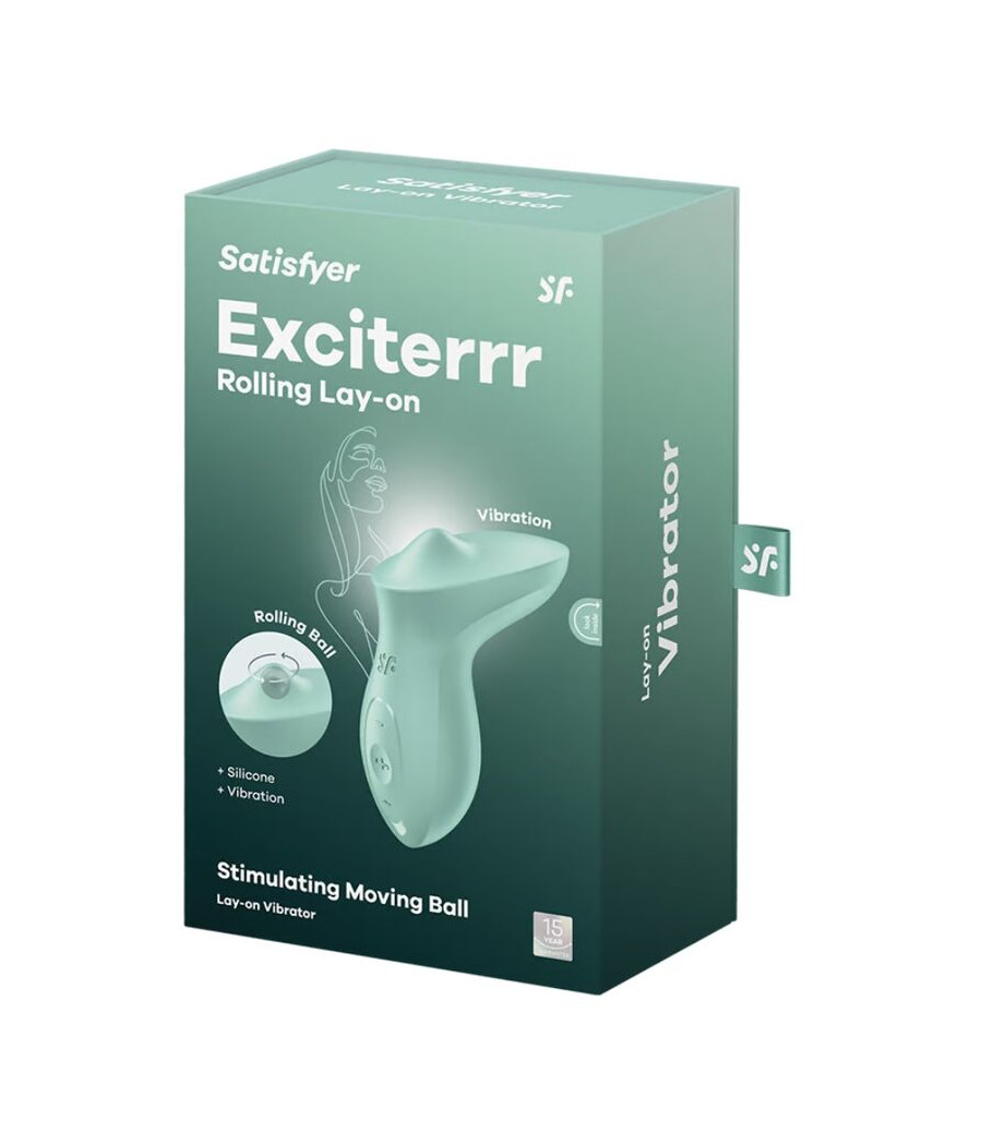 SATISFYER - VIBRATORE EXCITERRR DA APPOGGIO CLITORIDE MENTA