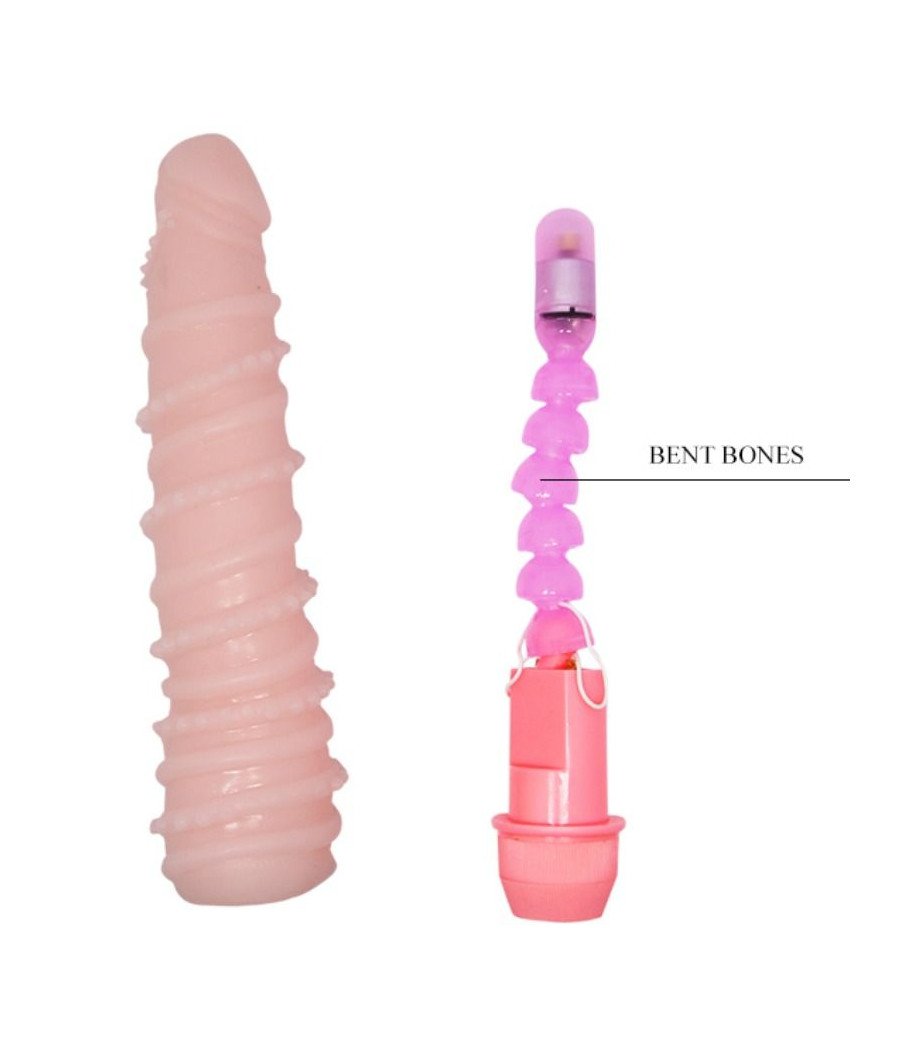BAILE - FLEXI VIBE SENSUAL VIBRADOR ESPIRAL 19.5 CM