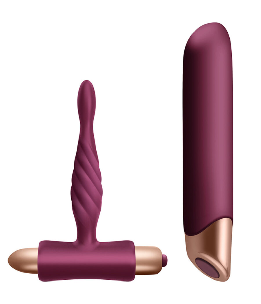 CLIMAXIMUM - KIT RAPTURE VIBRADOR CLÁSSICO + PLUG ANAL PARA INICIANTES