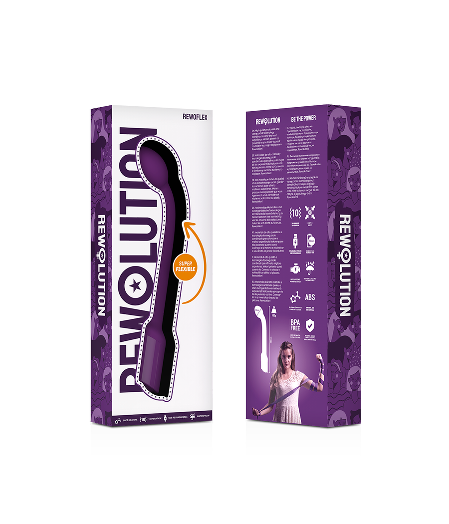 REWOLUTION - REWOFLEX VIBRATORE STIMOLATORE FLESSIBILE DEL PUNTO G