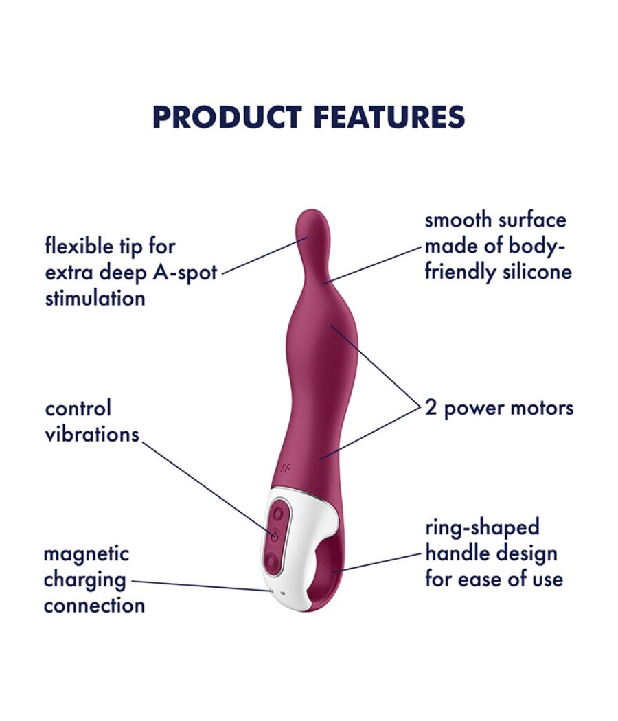SATISFYER - AMAZING 1 ASPOT VIBRATOR BEERE