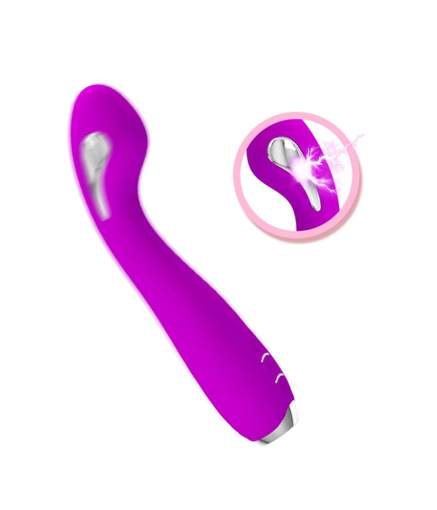 PRETTY LOVE - HECTOR VIBRADOR ELECTROSHOCK RECARGABLE & IMPERMEABLE MORADO