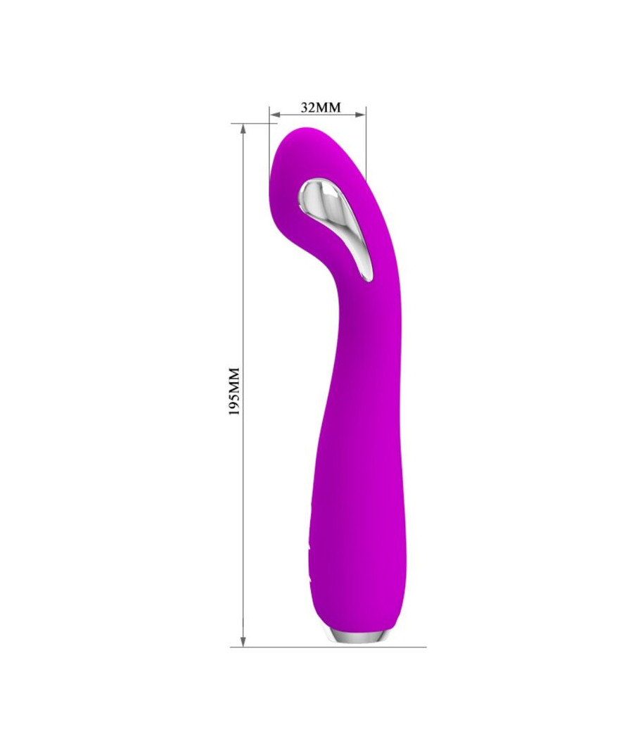 PRETTY LOVE - VIBRATEUR ÉLECTROCHOC RECHARGEABLE HECTOR-IMPERMÉABLE VIOLET