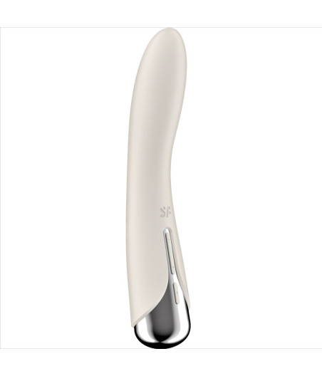 SATISFYER - VIBRATORE ROTATORE SPINNING VIBE 1 G-SPOT BEIGE