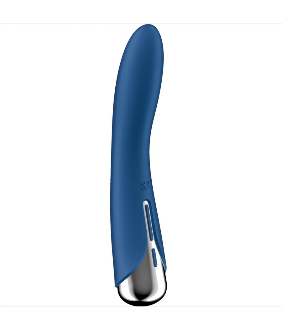 SATISFYER - VIBRADOR ROTADOR AZUL SPINNING VIBE 1 G-SPOT AZUL