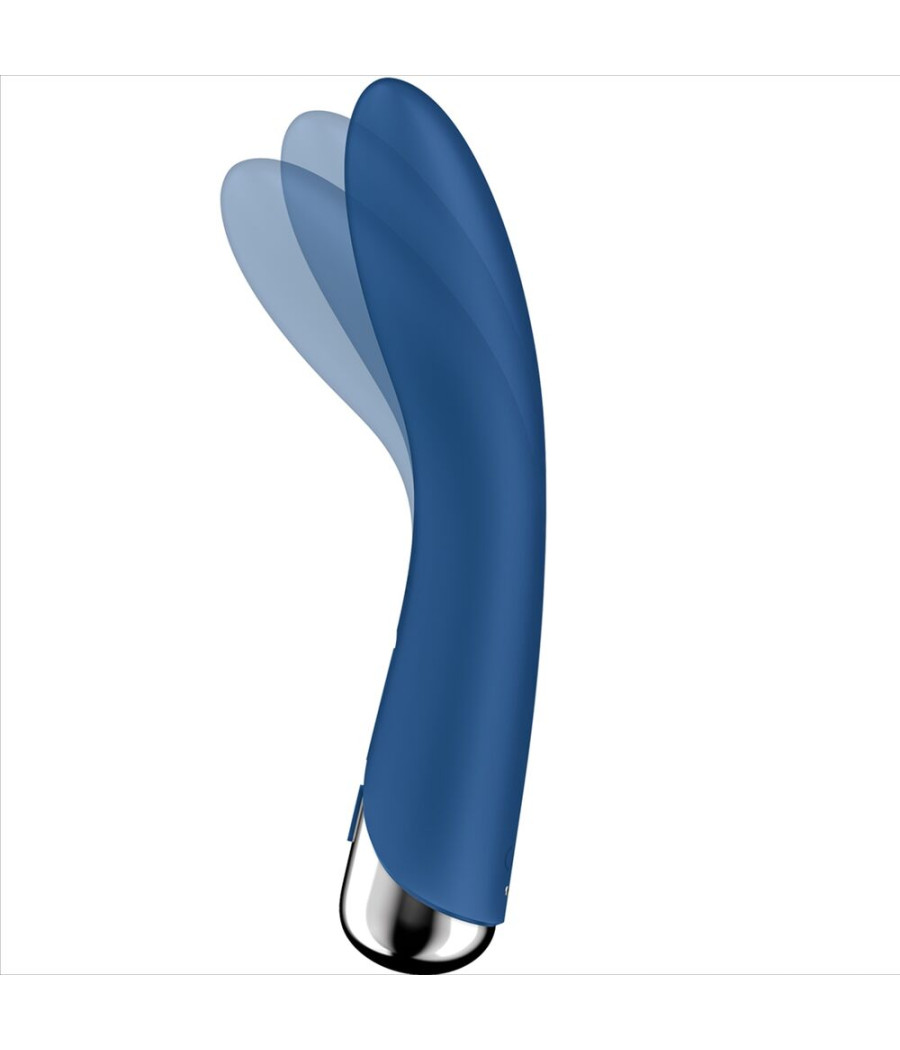 SATISFYER - VIBRATEUR ROTATEUR BLEU SPINNING VIBE 1 G-SPOT