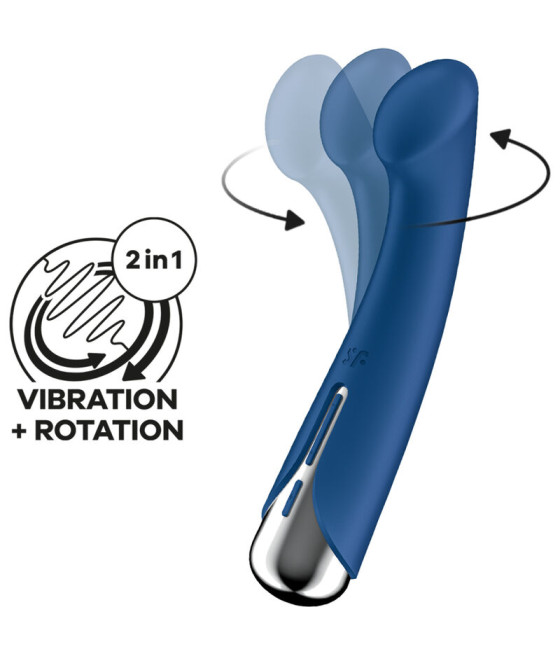 SATISFYER - SPINNING G-SPORT 1 VIBRADOR ROTADOR AZUL
