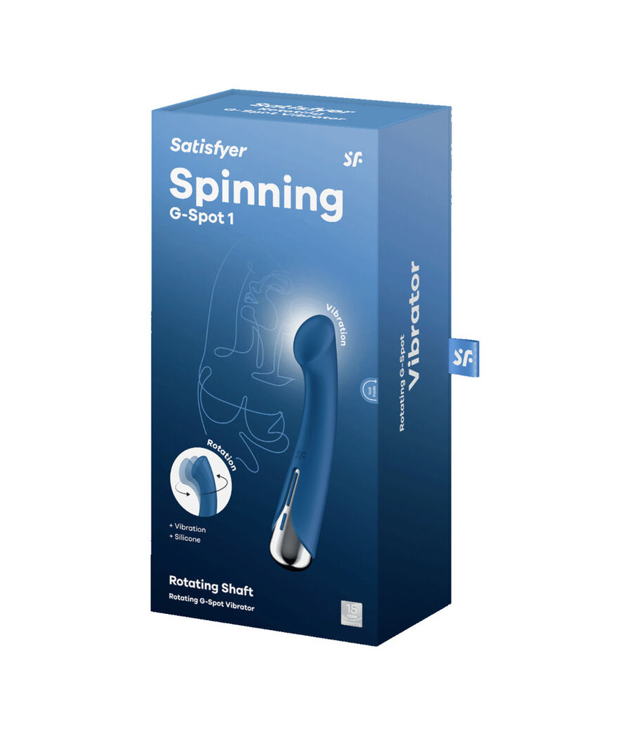 SATISFYER - SPINNING G-SPORT 1 ROTATOR VIBRATOR BLUE