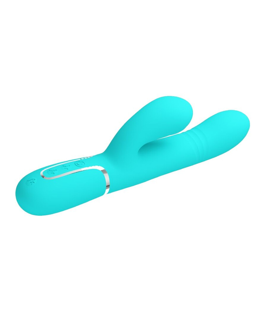 PRETTY LOVE - MULTIFUNKTIONS-G-SPOT-VIBRATOR AQUA GRÜN