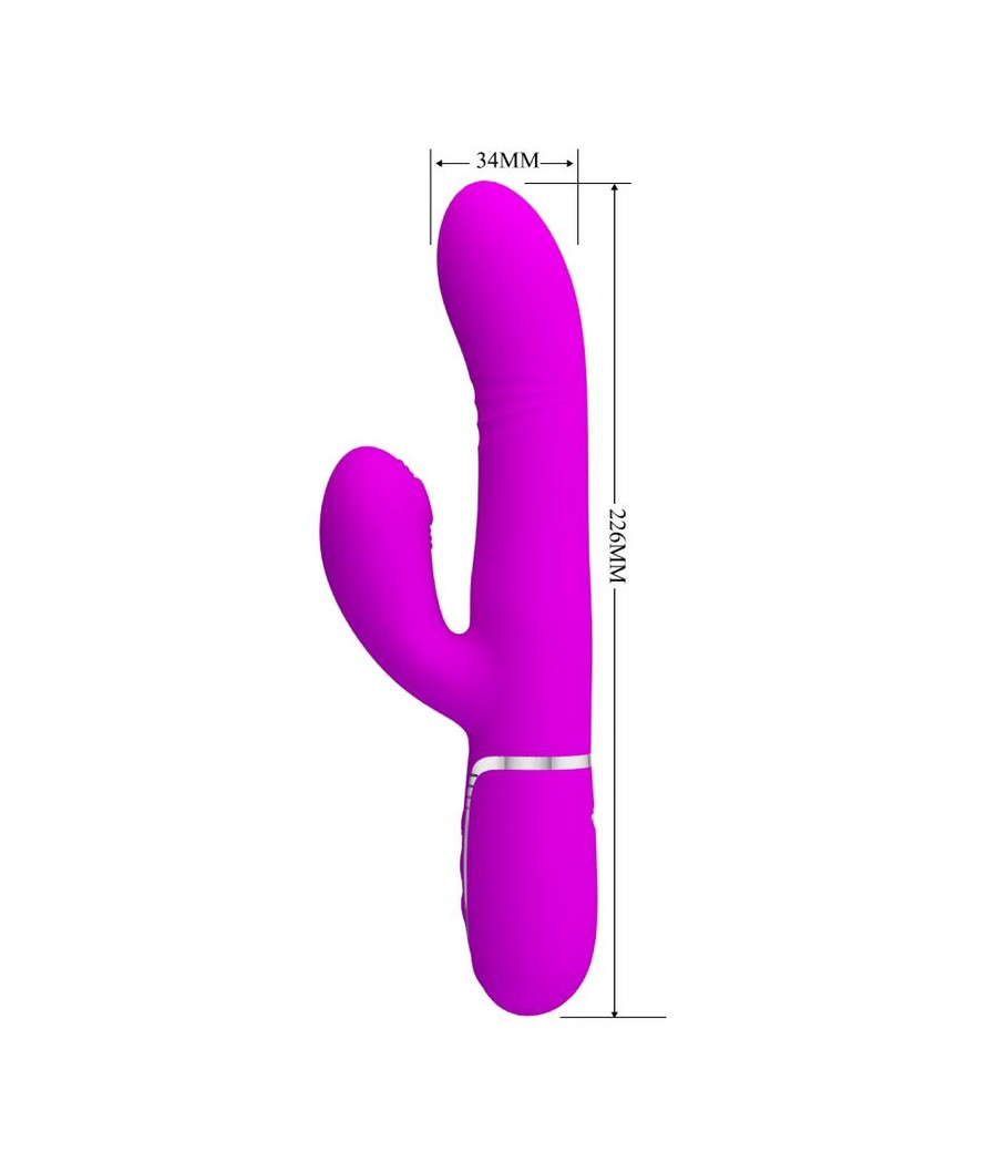 PRETTY LOVE - MULTIFUNKTIONS-G-SPOT-VIBRATOR FUCHSIA