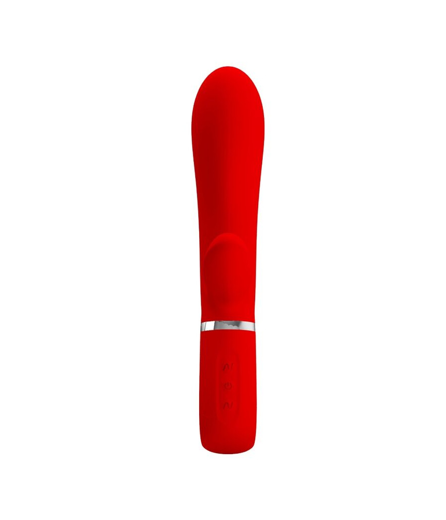 PRETTY LOVE - THOMAS VIBRADOR PUNTO G MULTIFUNCIÓN ROJO