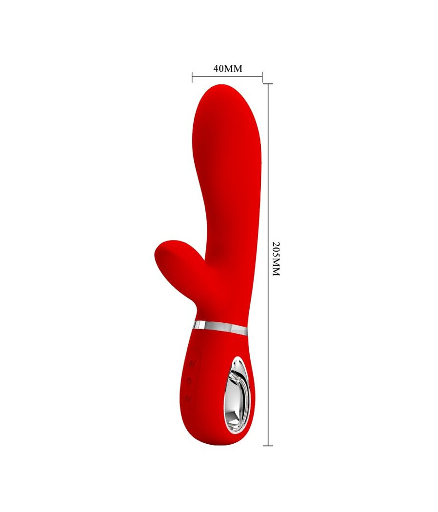 PRETTY LOVE - VIBRADOR MULTIFUNO G-SPOT THOMAS VERMELHO