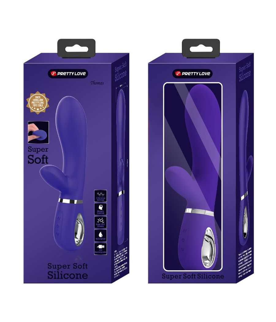 PRETTY LOVE - VIBRATEUR MULTIFONCTION G-SPOT THOMAS VIOLET
