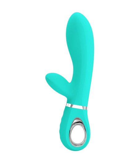 PRETTY LOVE - THOMAS MULTIFUNKTIONS-G-SPOT-VIBRATOR AQUA GREEN