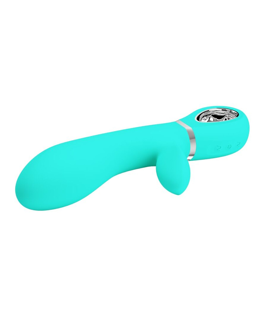 PRETTY LOVE - THOMAS MULTIFUNKTIONS-G-SPOT-VIBRATOR AQUA GREEN