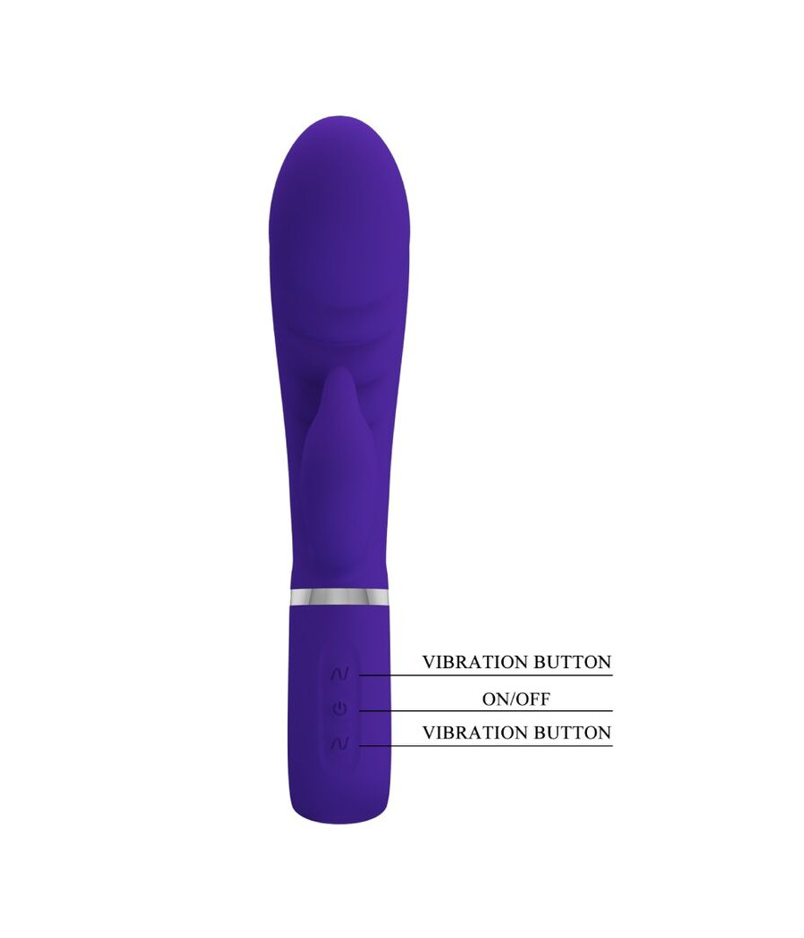 PRETTY LOVE - PRESCOTT MULTIFUNKTIONS-G-SPOT-VIBRATOR LILA