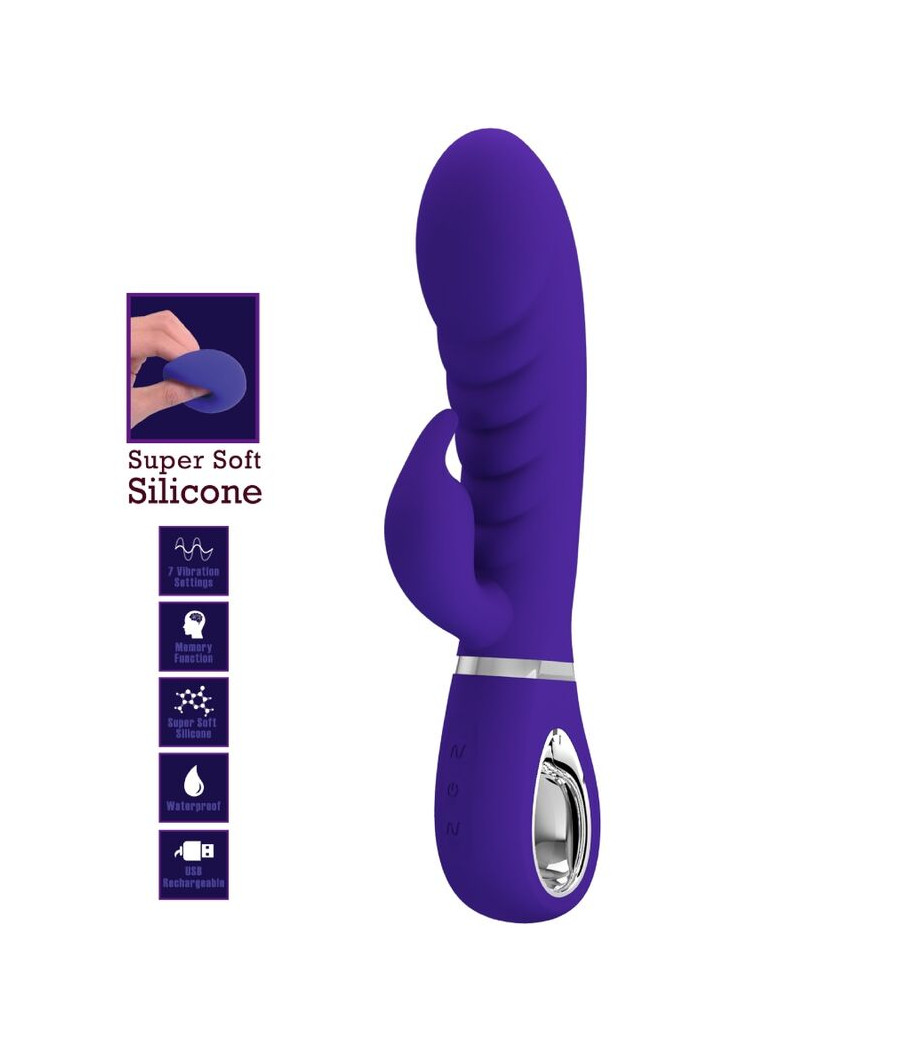 PRETTY LOVE - VIBRATEUR MULTIFONCTION G-SPOT PRESCOTT VIOLET