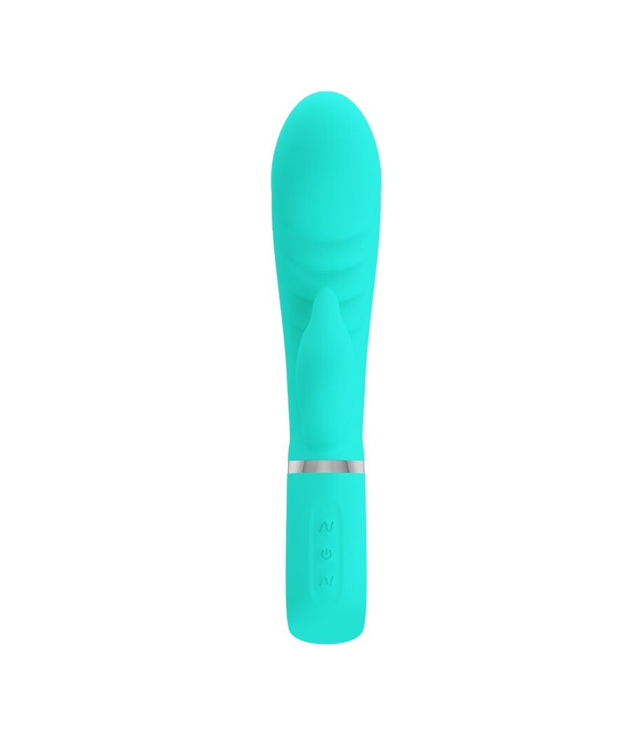 PRETTY LOVE - VIBRADOR PRESCOTT MULTIFUNÕES G-SPOT AQUA VERDE