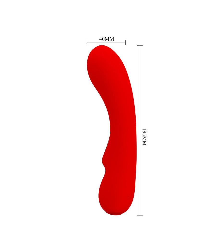 PRETTY LOVE - VIBRATORE RICARICABILE PRESCOTT ROSSO