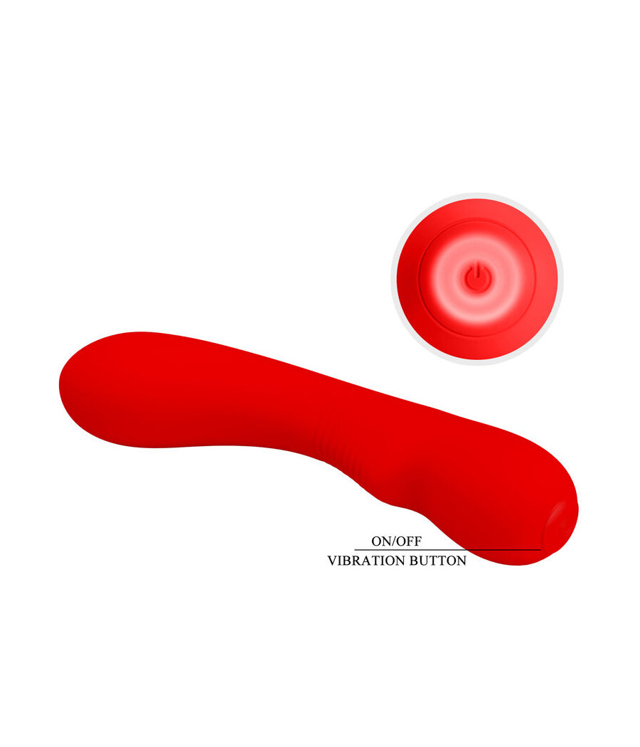 PRETTY LOVE - VIBRATORE RICARICABILE PRESCOTT ROSSO