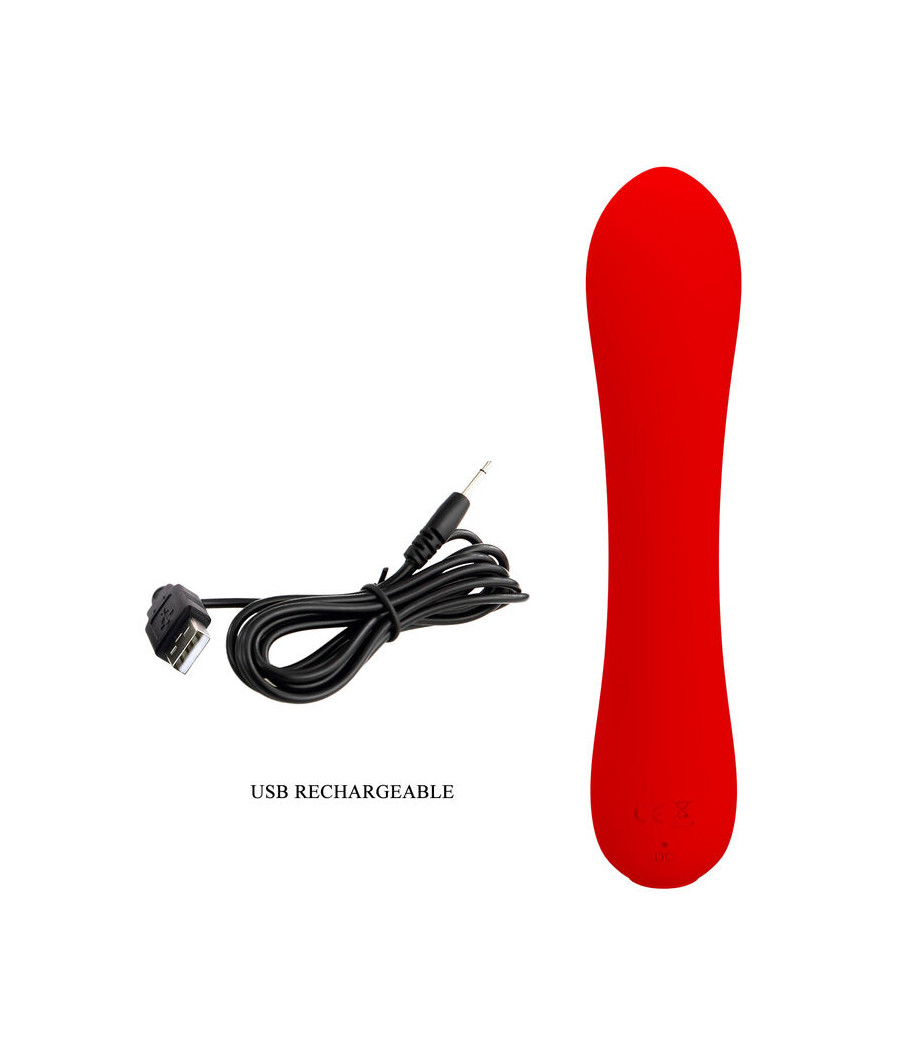 PRETTY LOVE - PRESCOTT RECHARGEABLE VIBRATOR RED