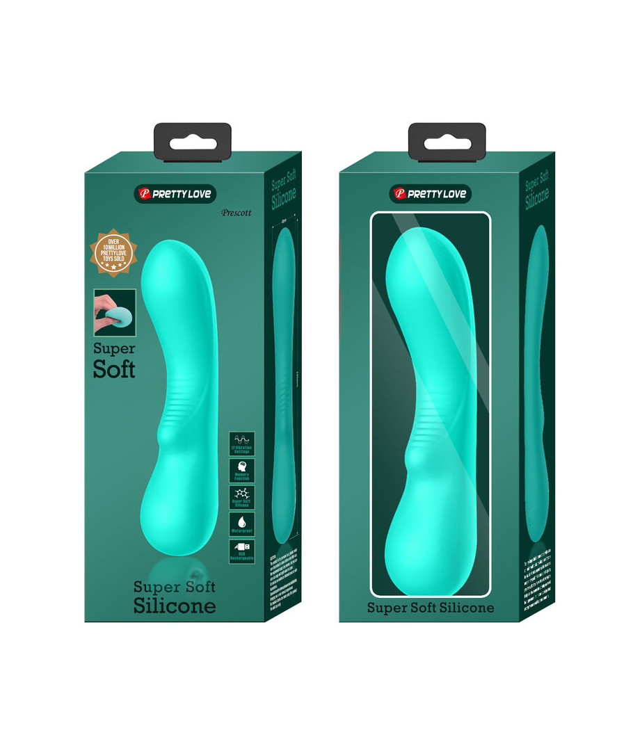 PRETTY LOVE - PRESCOTT VIBRADOR RECARGABLE VERDE AGUA