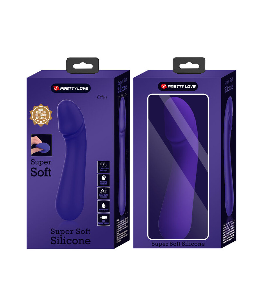 PRETTY LOVE - VIBRATORE RICARICABILE CETUS VIOLA