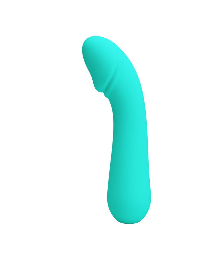 PRETTY LOVE - VIBRATEUR RECHARGEABLE CETUS VERT AQUA