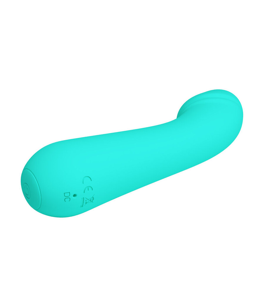 PRETTY LOVE - VIBRATEUR RECHARGEABLE CETUS VERT AQUA