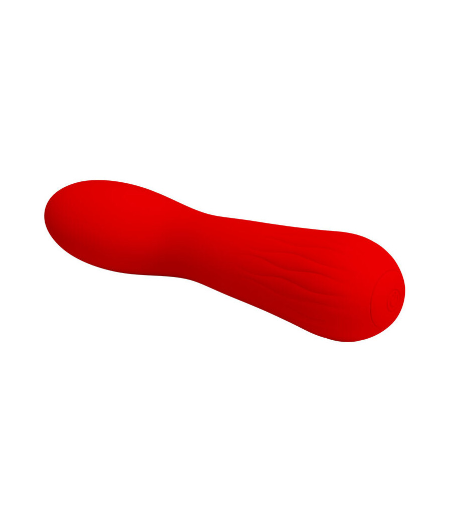 PRETTY LOVE - VIBRADOR RECARREGVEL FAUN VERMELHO