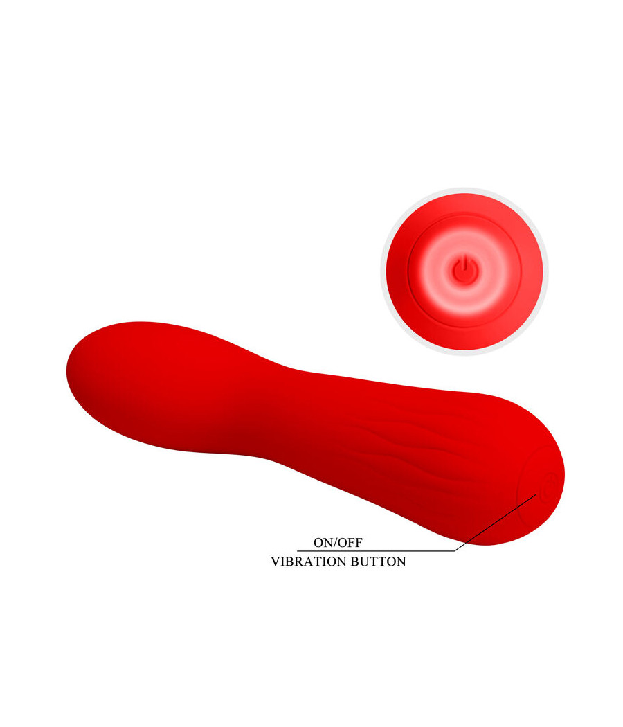 PRETTY LOVE - VIBRATORE RICARICABILE FAUN ROSSO