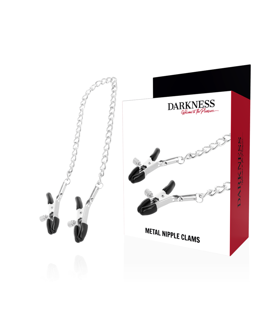 DARKNESS - PINZAS AJUSTABLES PARA PEZONES AJUSTABLES METAL