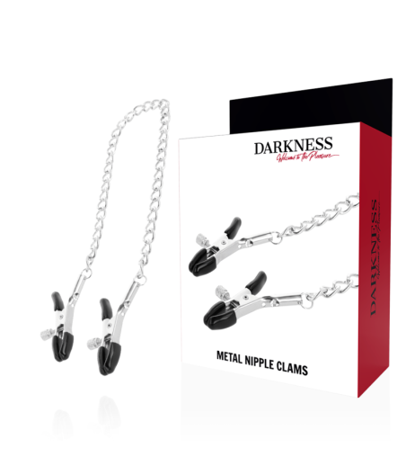 DARKNESS - ADJUSTABLE NIPPLE CLAMPS METAL