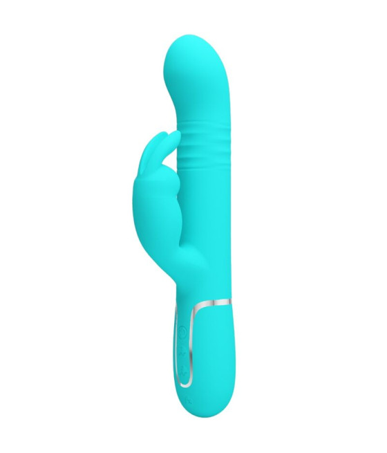 PRETTY LOVE - COALE RABBIT VIBRATOR PEARLS AQUA GREEN