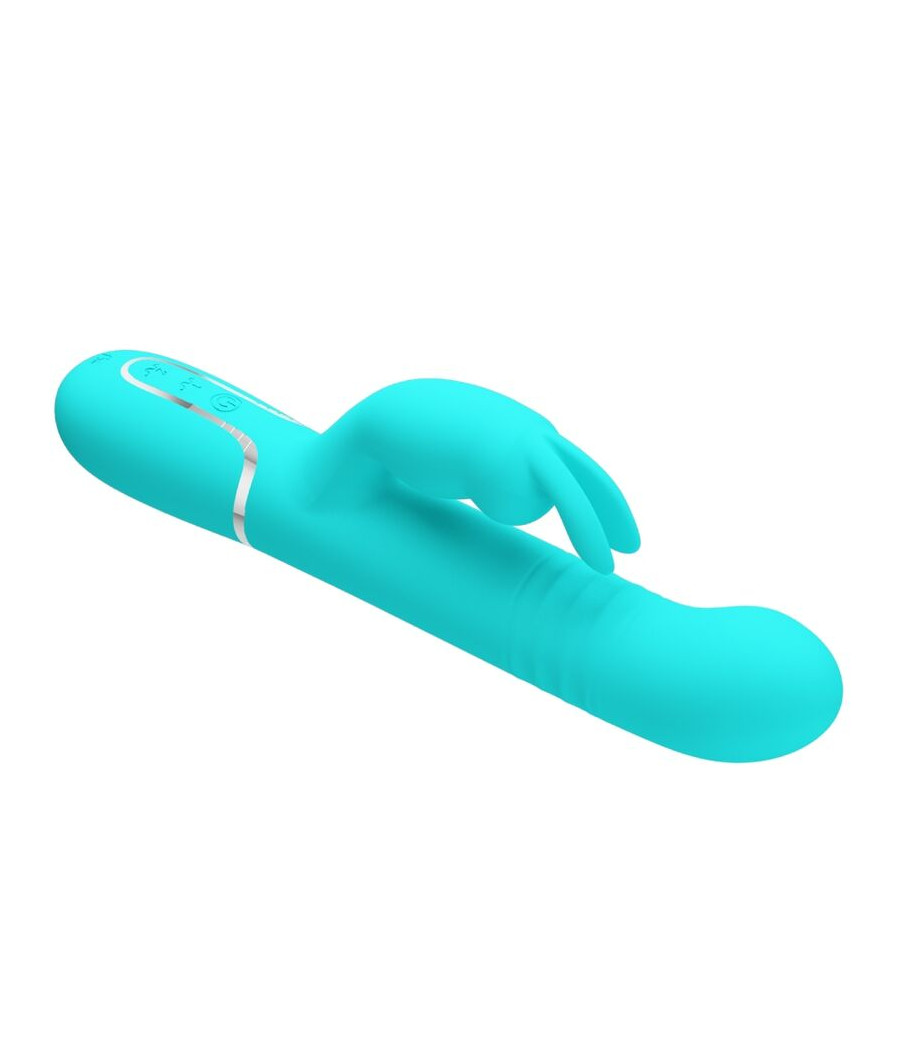 PRETTY LOVE - VIBRADOR COALE RABBIT PERLAS VERDE AGUA
