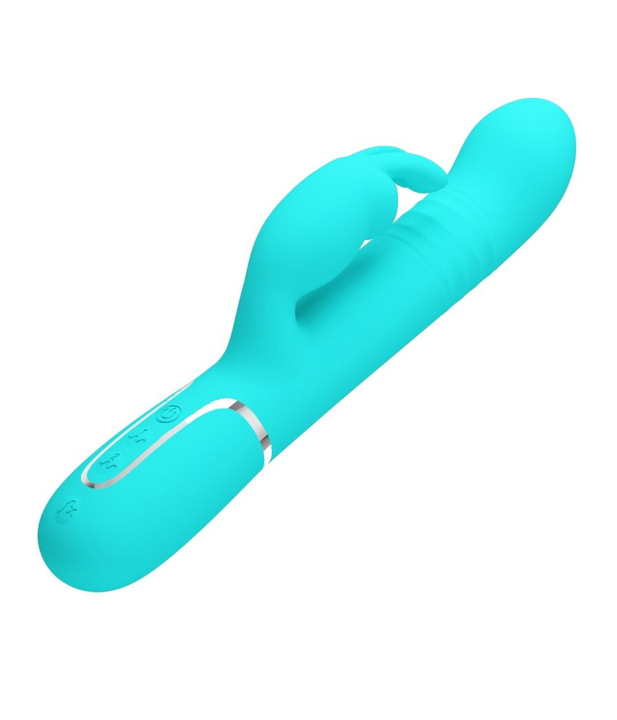 PRETTY LOVE - PERLE VIBRATORE COALE RABBIT VERDE ACQUA