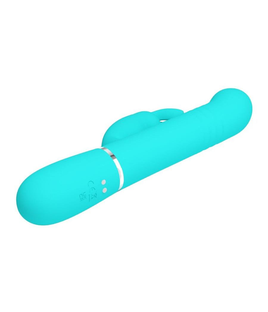 PRETTY LOVE - COALE RABBIT VIBRATOR PEARLS AQUA GREEN