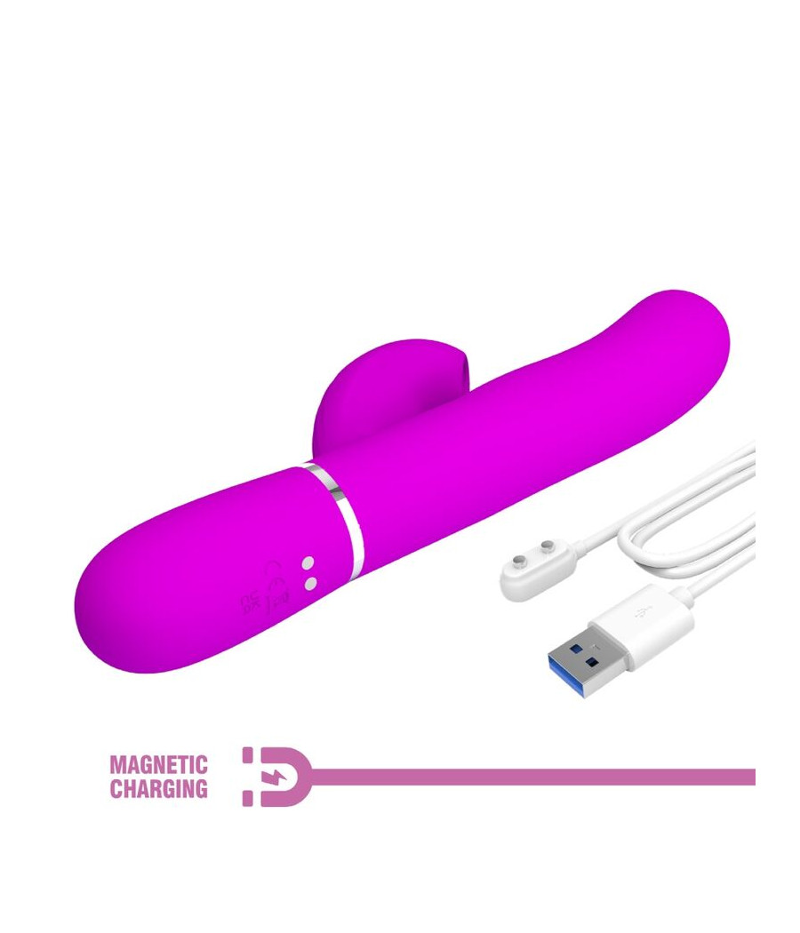 PRETTY LOVE - PERLITA MULTIFUNO 3 EM 1 VIBRADOR G-SPOT VIOLETA