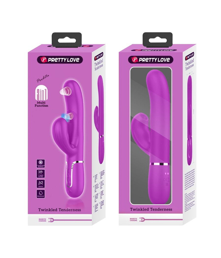 PRETTY LOVE - PERLITA MULTIFUNCTION 3 IN 1 G-SPOT VIBRATOR VIOLET