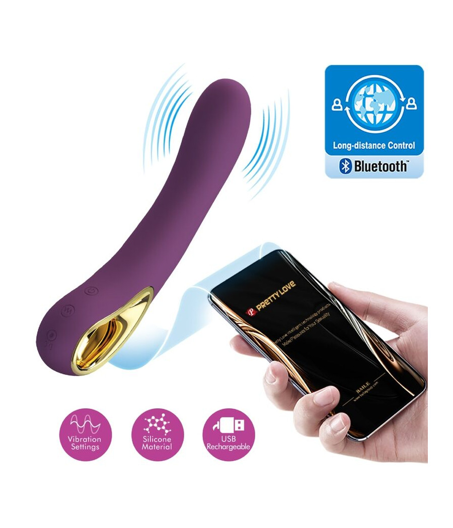 PRETTY LOVE - ETHAN VIBRATEUR RECHARGEABLE VIOLET