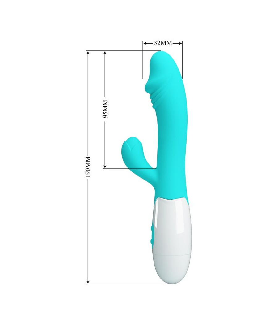 PRETTY LOVE - VIBRATEUR SNAPPY G-SPOT VERT AQUA