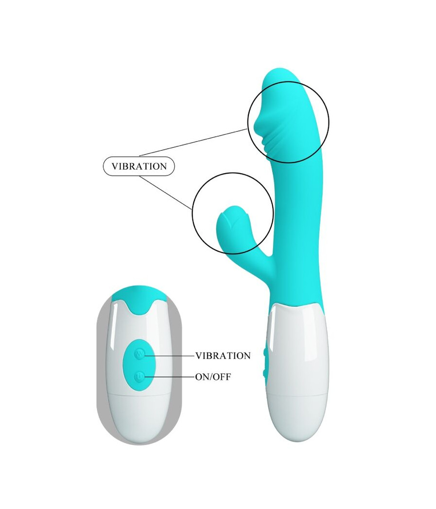 PRETTY LOVE - SNAPPY G-SPOT VIBRATOR AQUAGRÜN