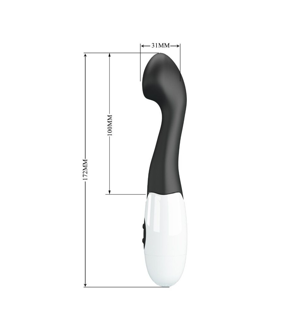 PRETTY LOVE - CHARLES VIBRADOR G-SPOT 30 MODOS PRETO