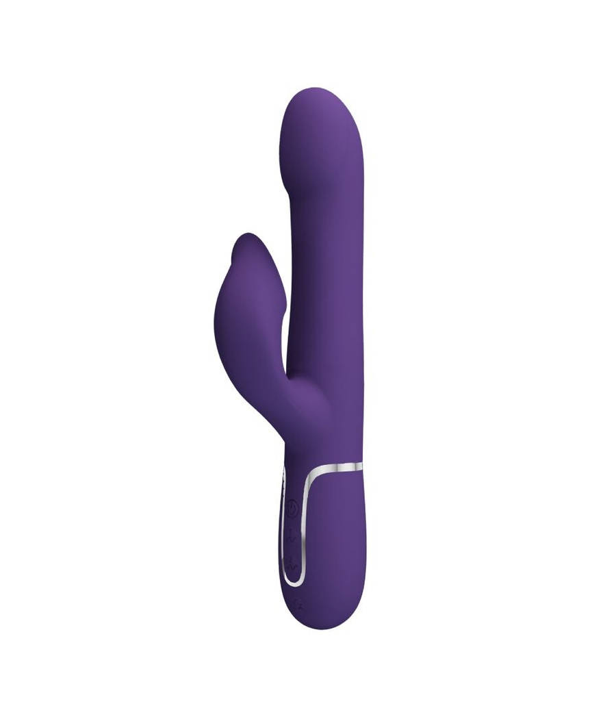 PRETTY LOVE - ZALIN VIBRADOR RABBIT PERLAS 4 EN 1 MORADO